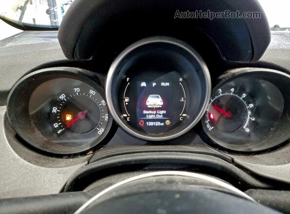 ZFBCFYET6GP341694 2016 FIAT 500X Yellow Widok zestawu wskaźników