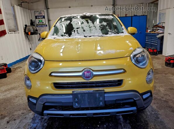 ZFBCFYET6GP341694 2016 FIAT 500X Yellow Widok z przodu