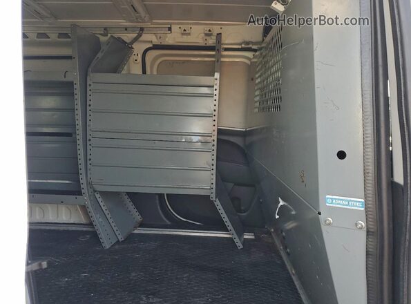 ZFBERFBT9G6C19428 2016 RAM PROMASTER White უკანა სავარძლების ხედი