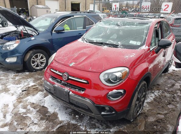 ZFBNF3B15NP951971 2022 FIAT 500X Red წინა მარცხენა ხედი სამი მეოთხედიდან