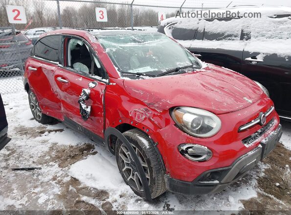 ZFBNF3B15NP951971 2022 FIAT 500X Red ხელსაწყოთა პანელის ხედი