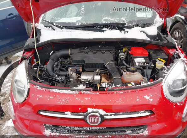 ZFBNF3B15NP951971 2022 FIAT 500X Red უკანა ხედი