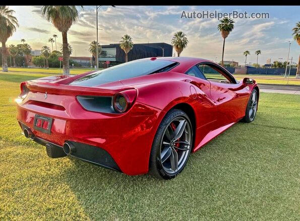 ZFF79ALA5G0214993 2016 FERRARI 488 Red Przód prawy