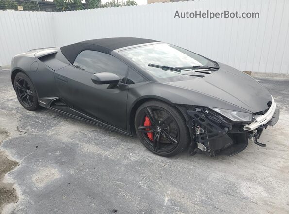 ZHWUT5ZF6MLA16165 2021 LAMBORGHINI HURACAN Черный Передняя правая четверть