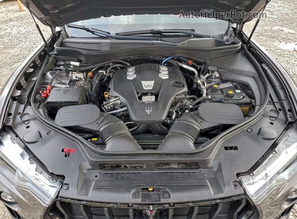 ZN661XUS7MX370739 2021 MASERATI LEVANTE Серый Вид подкапотного пространства