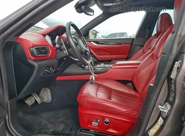 ZN661XUS7MX370739 2021 MASERATI LEVANTE Серый Вид салона спереди