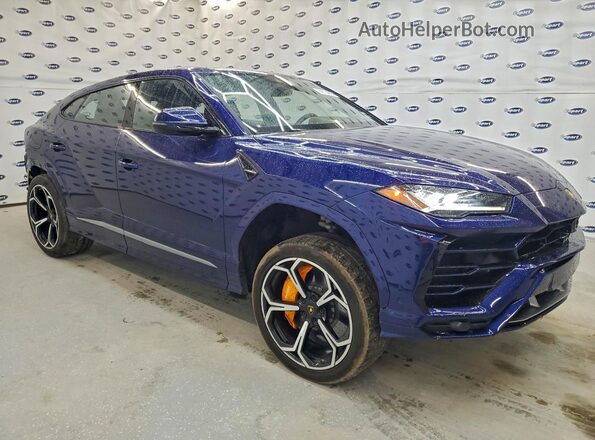 ZPBUA1ZL0KLA01807 2019 LAMBORGHINI URUS Blue Front right