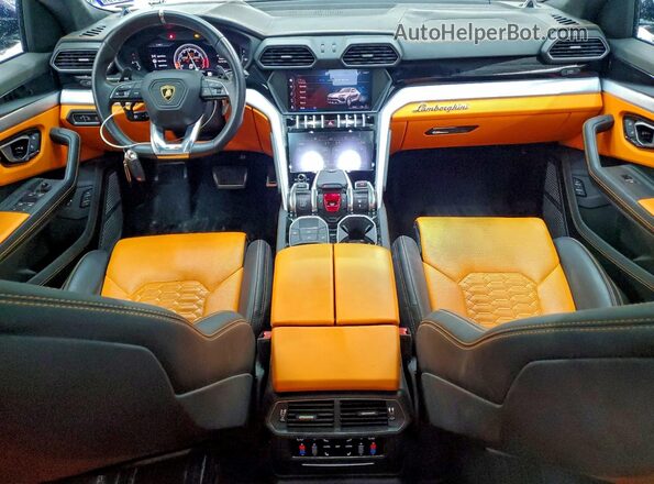 ZPBUA1ZL0KLA01807 2019 LAMBORGHINI URUS Blue Dashboard view
