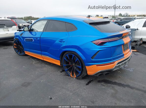 ZPBUA1ZL5KLA03245 2019 LAMBORGHINI URUS Blue Հետևի ձախ