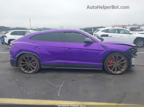 ZPBUA1ZL8MLA14632 2021 LAMBORGHINI URUS Purple Սալոնի հետևի տեսք