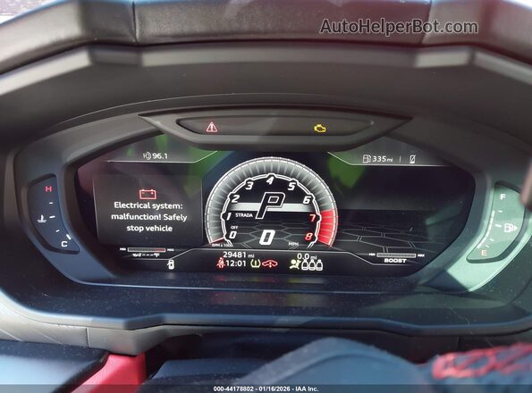 ZPBUA1ZLXMLA13594 2021 LAMBORGHINI URUS Red Rear seats view