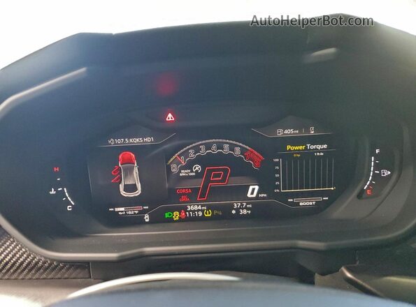 ZPBUC3ZLXRLA35527 2024 LAMBORGHINI URUS Серебряный Вид щитка приборов