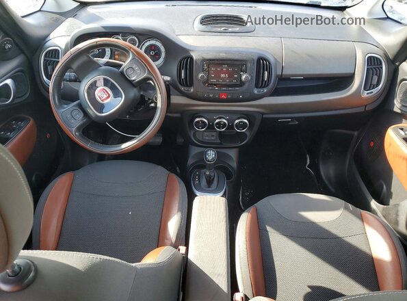 ZFBCFADH6GZ037788 2016 FIAT 500L Tan ხელსაწყოთა პანელის ხედი