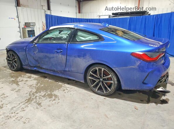 WBA13AR0XMCF64330 2021 BMW M4 Blue Հետևի աջ