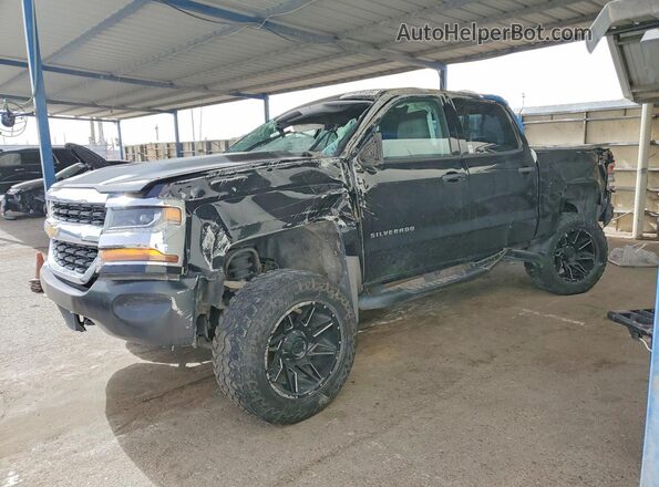 3GCUKNEC4JG443177 2018 CHEVROLET SILVERADO Black Հետևի ձախ