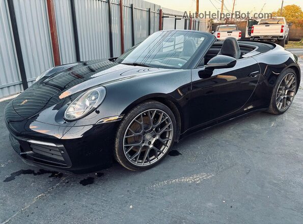 WP0CB2A93LS262748 2020 PORSCHE 911 Black VIN კოდის სტიკერის ხედი