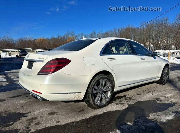 WDDUG8GB1KA436037 2019 MERCEDES-BENZ S White 