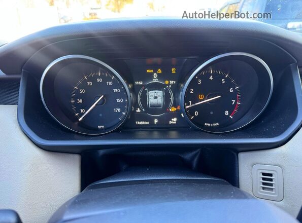 SALWR2VF4GA649550 2016 LAND ROVER RANGE White Вид панелі приладів