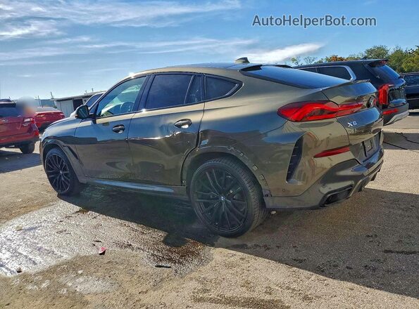 5UXCY6C08L9C89294 2020 BMW X6 Green Rear right