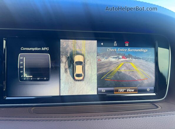 WDDUG8CB4HA316277 2017 MERCEDES-BENZ S Белый Панорамный вид салона 360°