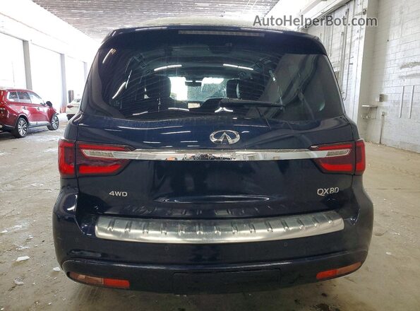 JN8AZ2AE2M9270644 2021 INFINITI QX80 Blue Вид салону спереду
