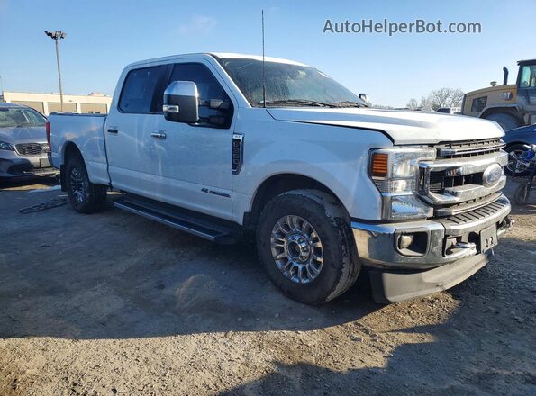 1FT8W3AT1NEE28617 2022 FORD F350 White Widok z przodu