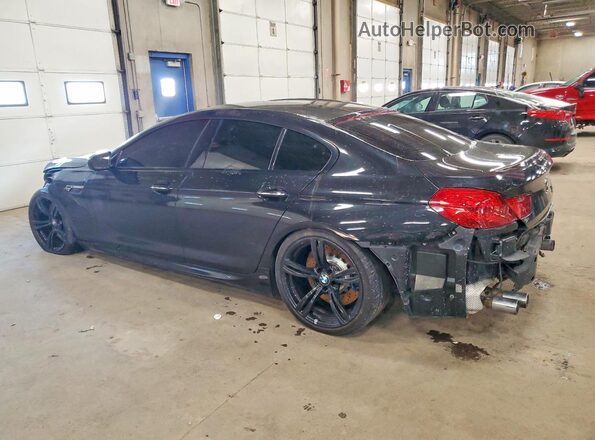 WBS6E9C54GGF92636 2016 BMW M6 Black Задня права чверть