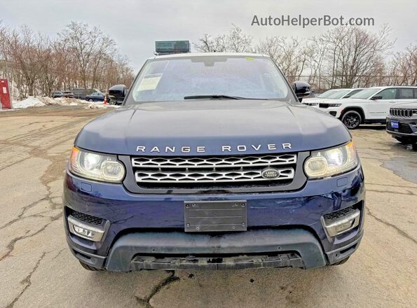 SALWR2VF1GA552189 2016 LAND ROVER RANGE Синий Вид подкапотного пространства