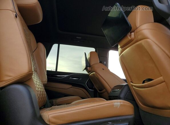 1GYS4EKL2MR447927 2021 CADILLAC ESCALADE White ძრავის განყოფილების ხედი