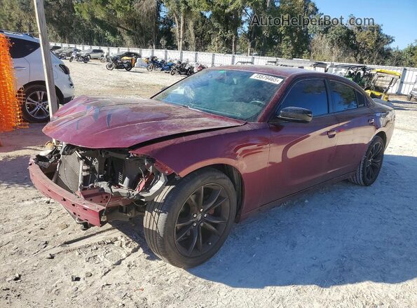 2C3CDXHG8JH187081 2018 DODGE CHARGER Maroon 