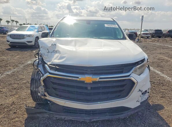 1GNERFKW4JJ107636 2018 CHEVROLET TRAVERSE Белый Вид сзади