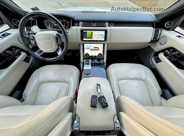 SALGS5RE8KA525544 2019 LAND ROVER RANGE ROVER White Вид щитка приладів