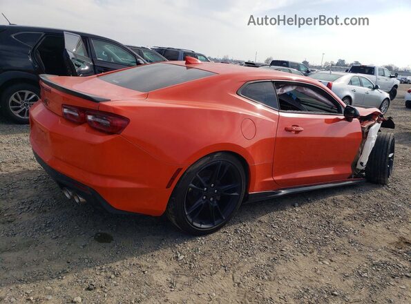 1G1FF1R7XM0131028 2021 CHEVROLET CAMARO Orange წინა მარჯვენა