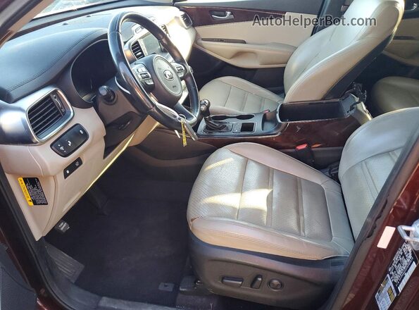 5XYPH4A53JG385610 2018 KIA SORENTO Maroon 