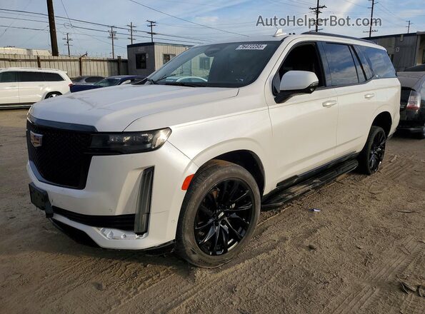 1GYS4EKL2MR447927 2021 CADILLAC ESCALADE White უკანა მარცხენა