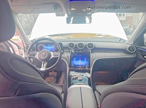 W1KAF4HB6PR136757 2023 MERCEDES-BENZ C Белый Вид задних сидений