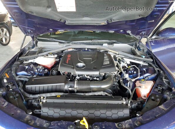 ZARFAEEN3H7530089 2017 ALFA ROMEO GIULIA Blue Widok komory silnika