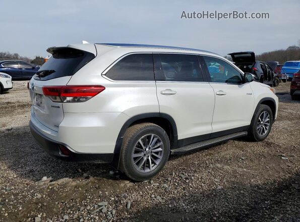 5TDJGRFH6KS054551 2019 TOYOTA HIGHLANDER HYBRID Белый 