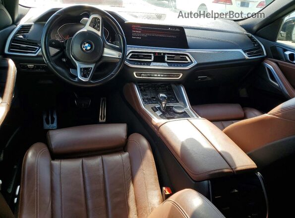 5UXCY6C08L9C89294 2020 BMW X6 Green Instrument cluster view