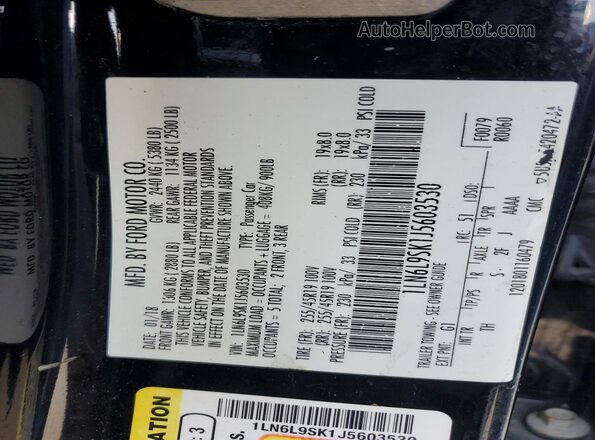 1LN6L9SK1J5603530 2018 LINCOLN CONTINENTA Black 