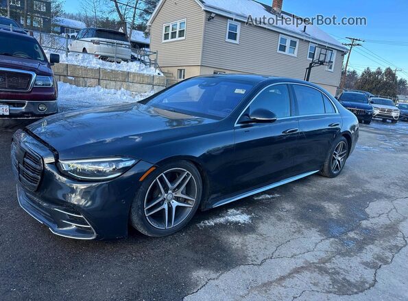 W1K6G7GB3MA048717 2021 MERCEDES-BENZ S Синий 