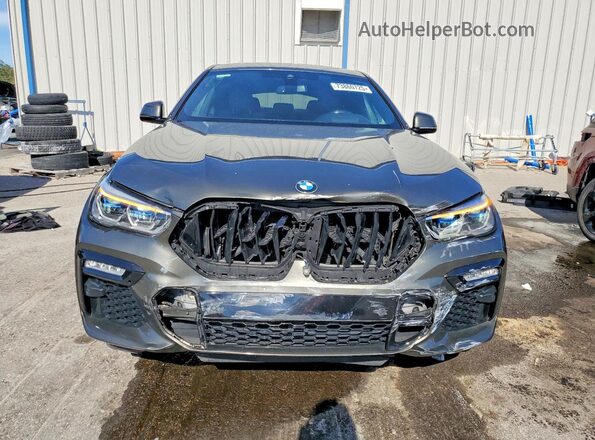 5UXCY6C08L9C89294 2020 BMW X6 Green Rear view
