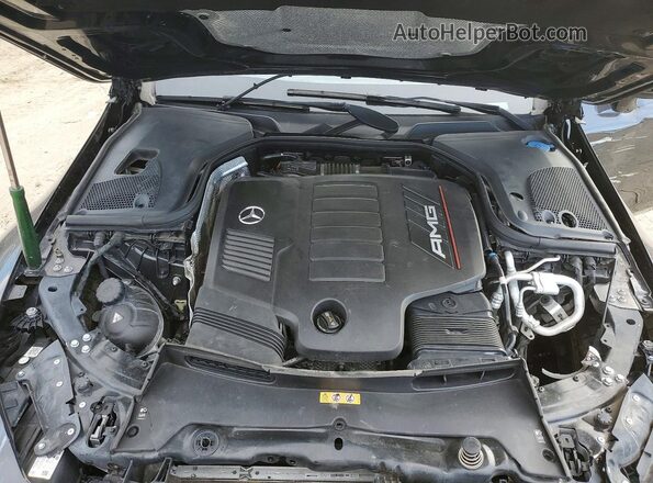 W1K7X6BB7MA040366 2021 MERCEDES-BENZ GT-CLASS Black Engine compartment view