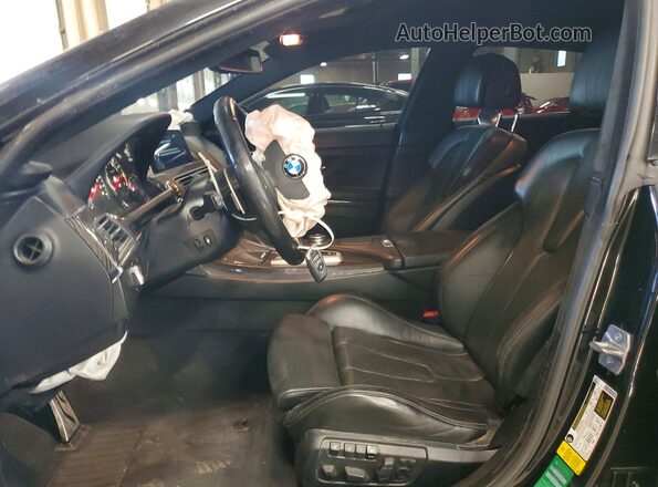 WBS6E9C54GGF92636 2016 BMW M6 Black Вид панелі приладів
