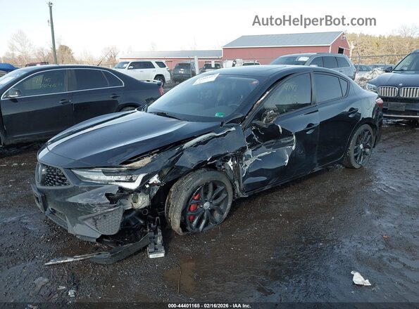 19UDE2F32MA007758 2021 ACURA ILX Черный Передняя левая четверть