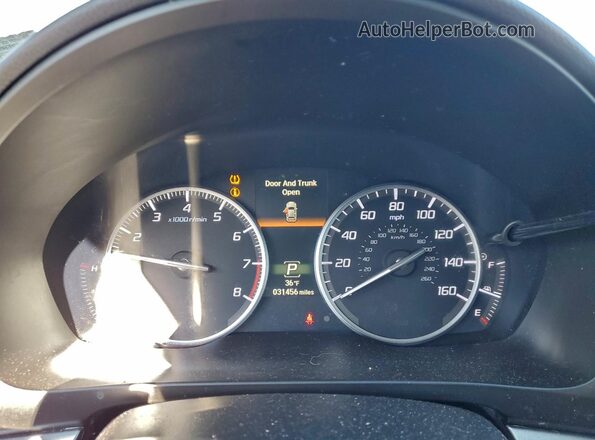 19UDE2F35MA006443 2021 ACURA ILX Silver Вид щитка приладів