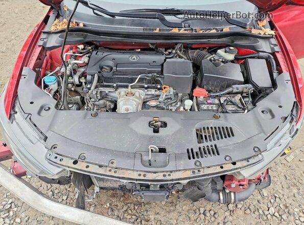 19UDE2F70MA006370 2021 ACURA ILX Red Вид задньої частини салону