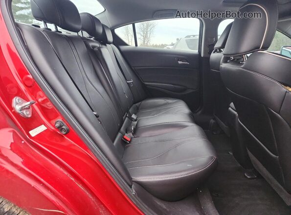 19UDE2F70MA006370 2021 ACURA ILX Red Вид задніх сидінь