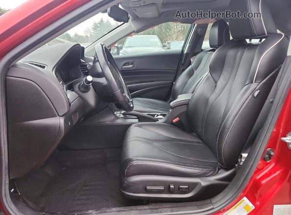 19UDE2F70MA006370 2021 ACURA ILX Red Вид салону спереду