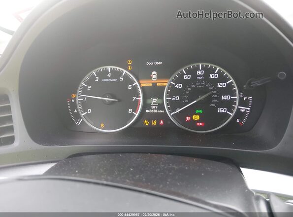 19UDE2F74LA013014 2020 ACURA ILX White Widok tylnych siedzeń
